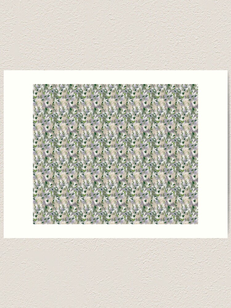 Alternate view of Whispy Botanicals Lavender Art Print