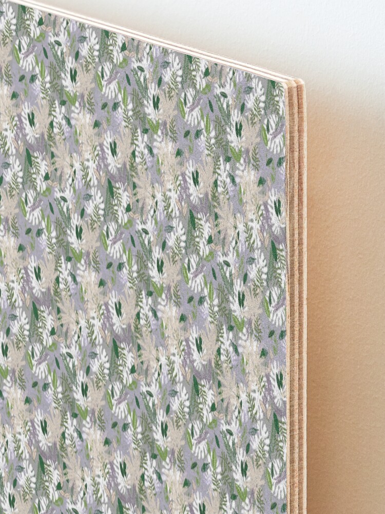 Alternate view of Whispy Botanicals Lavender Mounted Print