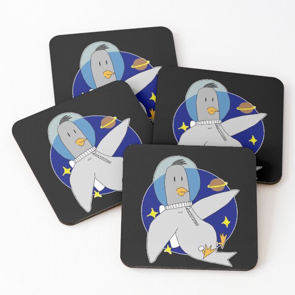 Item preview, Space astronaut pigeon designed and sold by gruthepidgeon.