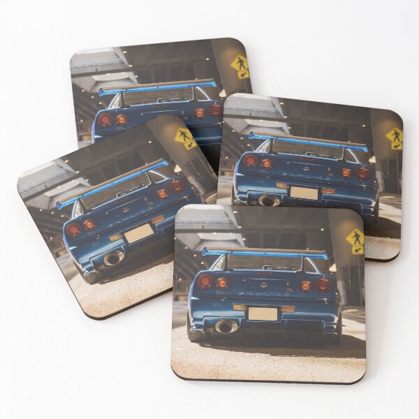 Item preview, Bayside Blue Nissan R34 Skyline GTR in Los Angeles  designed and sold by missjdaniella.