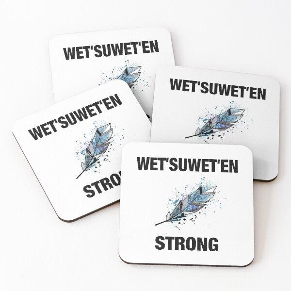 Item preview, Wet'suwet'en Strong First Nation Feather Color designed and sold by TinyStarCanada.