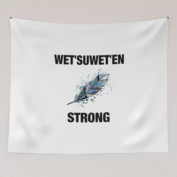 Item preview, Wet'suwet'en Strong First Nation Feather Color designed and sold by TinyStarCanada.