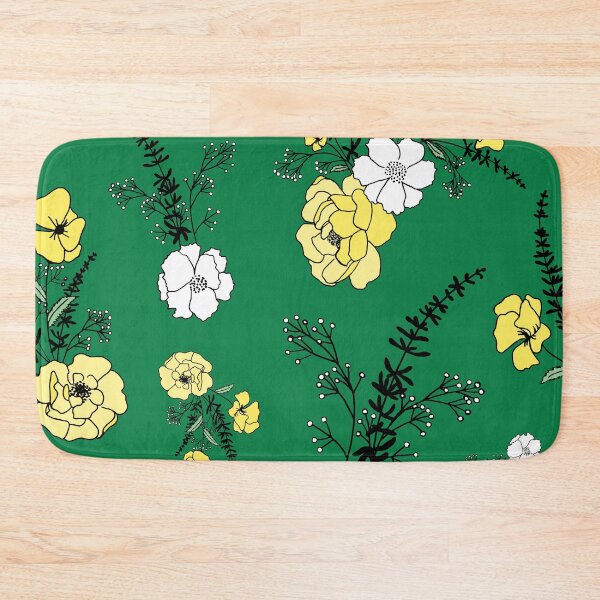Item preview, Eleanor Green & Yellow Floral designed and sold by FEM-creative.