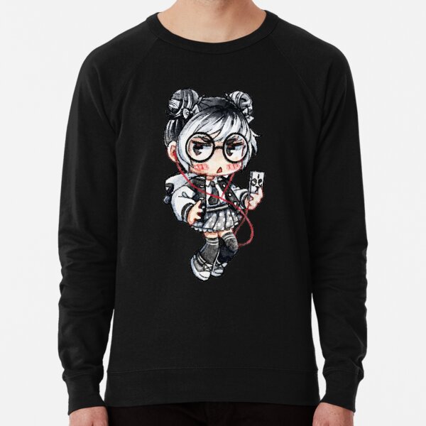 Ours grincheux chibi Sweatshirt léger