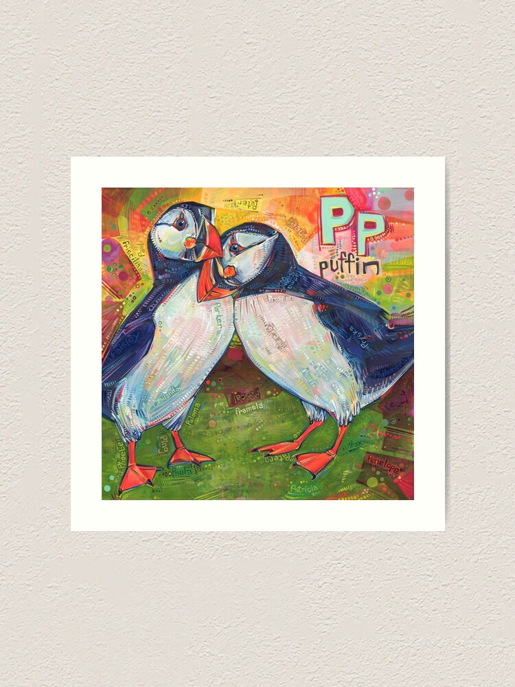Alternate view of P Is for Puffin - 2020 Art Print