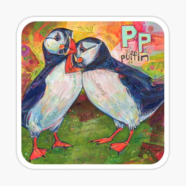 P Is for Puffin - 2020 Sticker