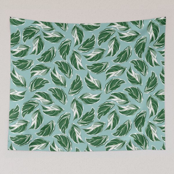 Item preview, Calathea White Fusion Tropical Houseplant Art designed and sold by Chee Sim.