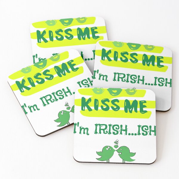 Item preview, kiss Me I'm Irish...ish designed and sold by GrownFolkMotto.
