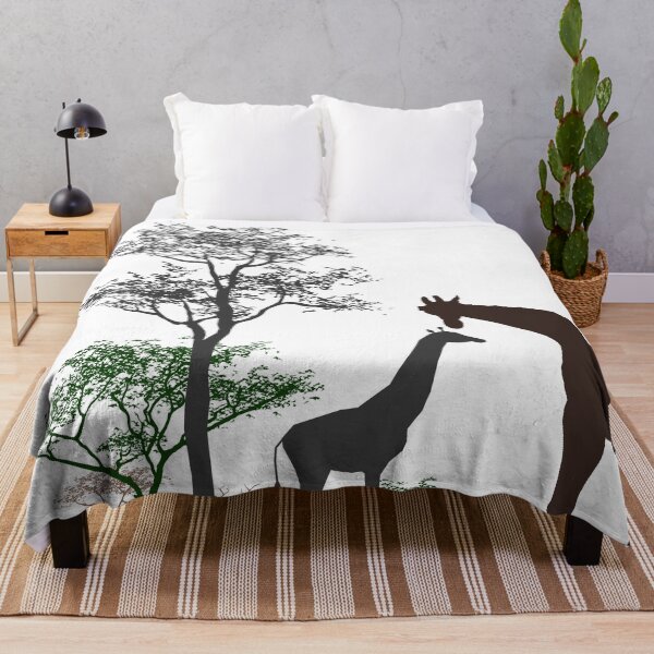 Artikelvorschau, Giraffe Liebevolle Giraffe, Giraffendesign, Natur, Tierwelt, Natur, Bäume entworfen und verkauft von Laurelbdesigns.