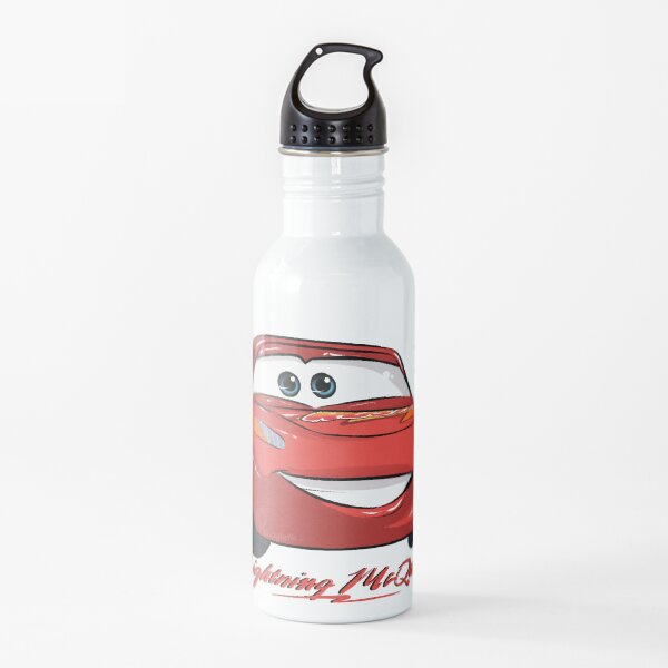 Lightning Mcqueen Water Bottle Redbubble