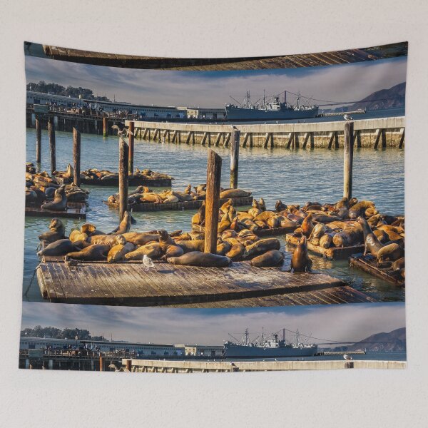 Item preview, Sea Lions Sunning At Pier 39 designed and sold by Robert Alsop.