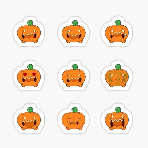 steven universe pumpkin pumpkin pet sticker for sale by cera23 redbubble