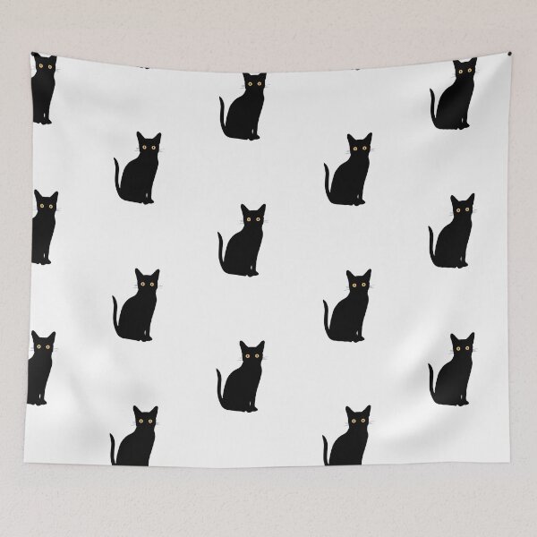 Item preview, black cat designed and sold by elizabethmo.