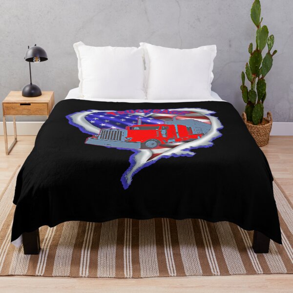 Item preview, Patriotic Trucker Heart designed and sold by bustedaxle101.