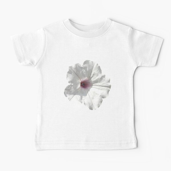 White Petunia Baby T-Shirt