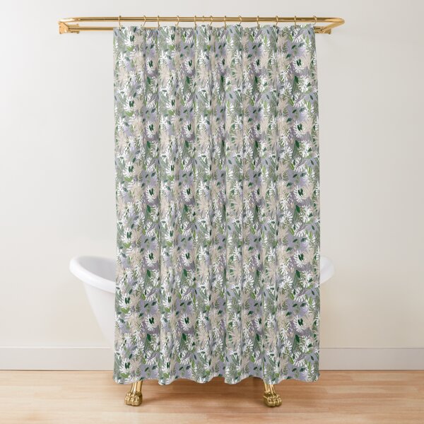 Whispy Botanicals Lavender Shower Curtain