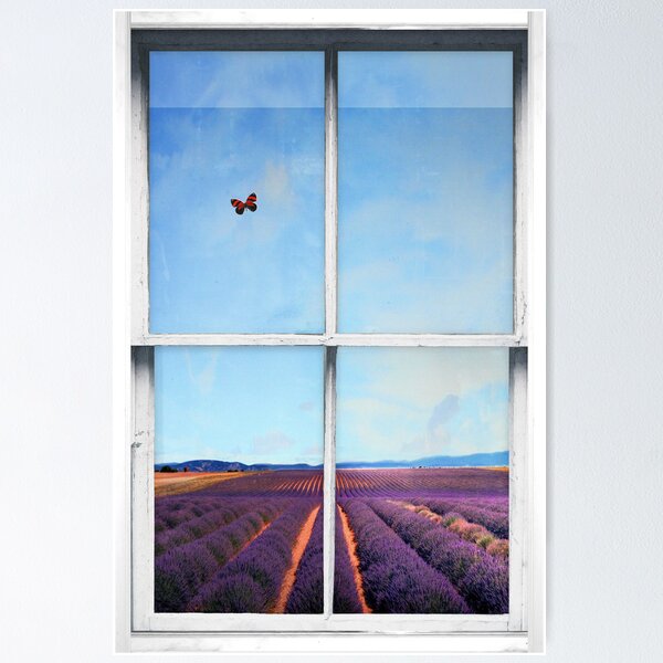 Item preview, Window Art 4 - Lavender Field designed and sold by mmurrayart.