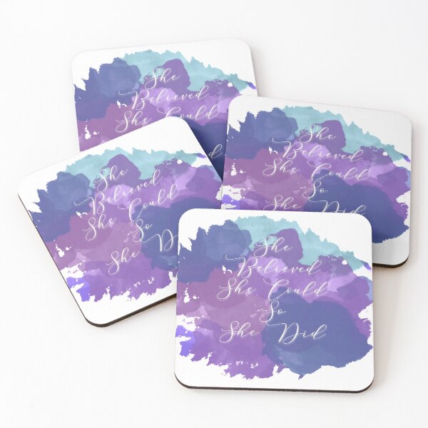 Item preview, She Believed She Could So She Did - Watercolor Motivational Print designed and sold by legacyholistic.