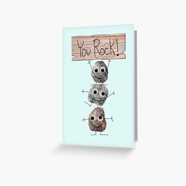 You Rock! Card or Gift Greeting Card