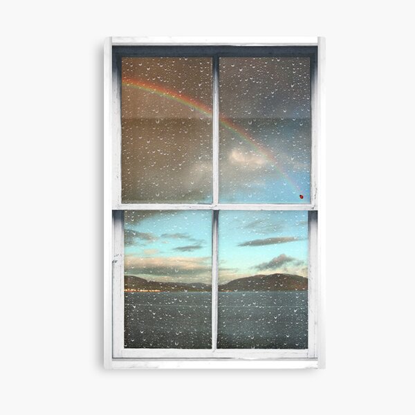 Item preview, Window Art 2 - Scottish Hills and rainbow designed and sold by mmurrayart.