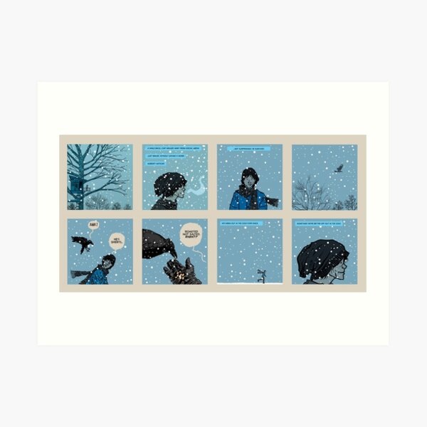 Sometimes We're Better Off Out In The Cold Art Print
