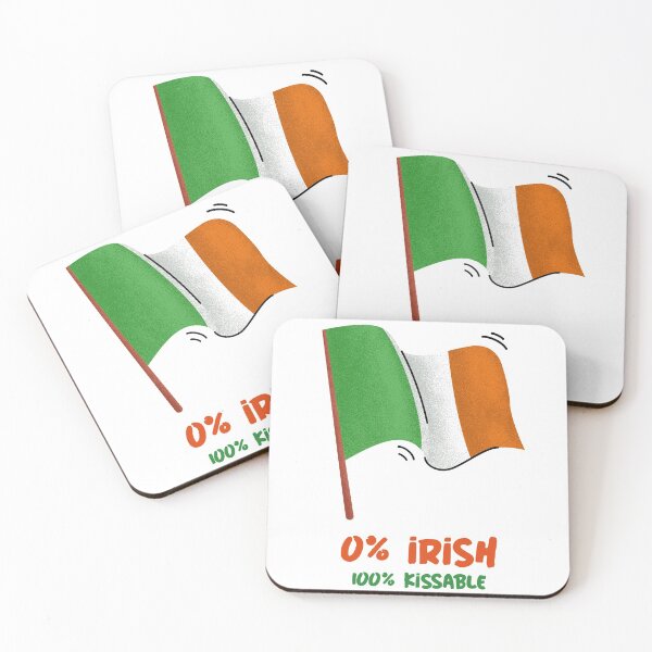 Item preview, 0% Irish 100% Kissable designed and sold by GrownFolkMotto.