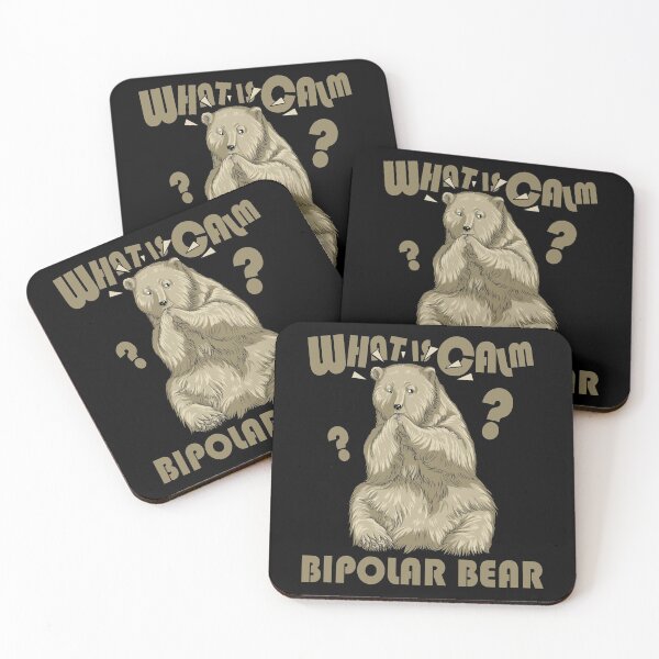 Item preview, Bipolar bear bipolar disorder depressed gift designed and sold by redshirtz.