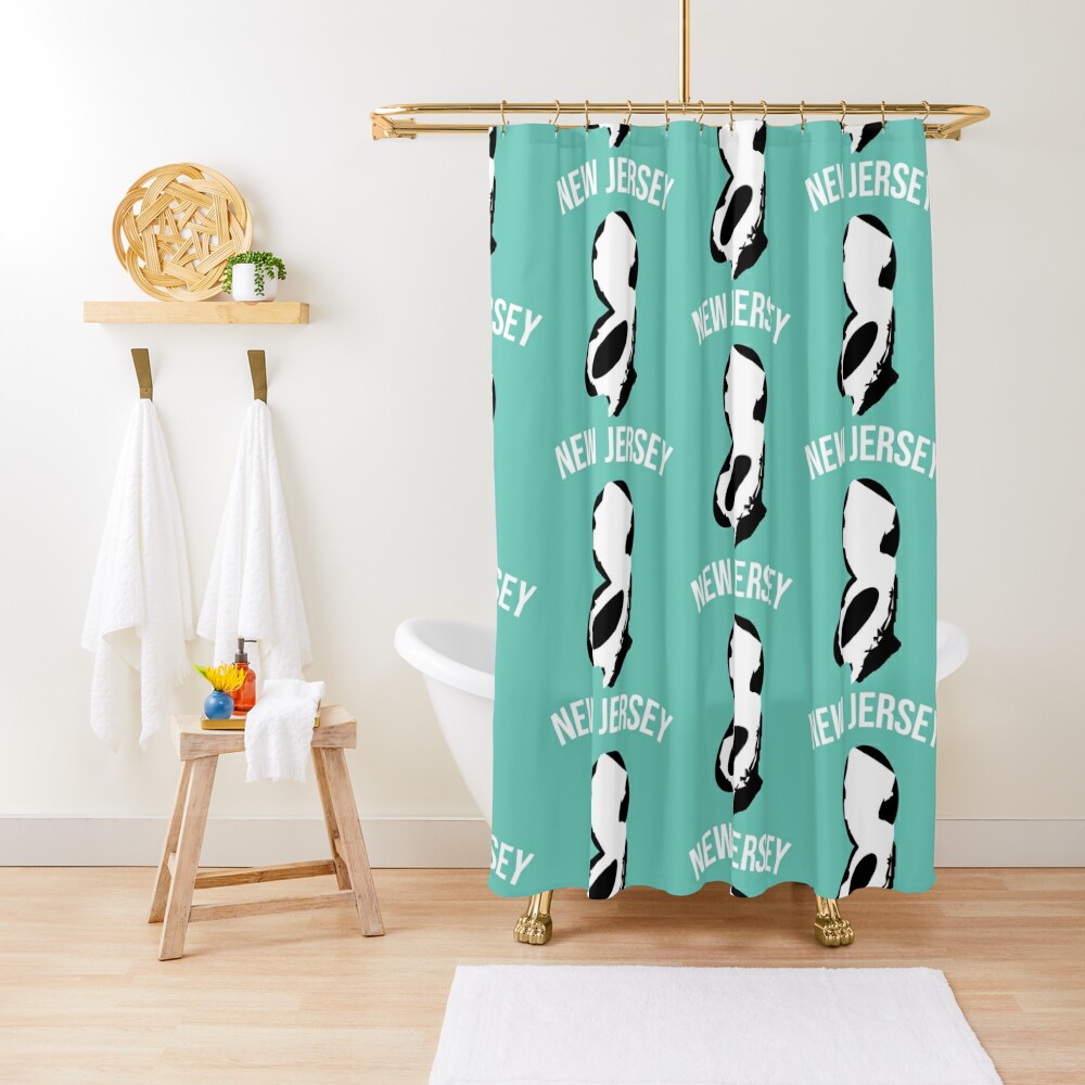  Funny Sloth Skeleton 4 Piece Shower Curtain Set with