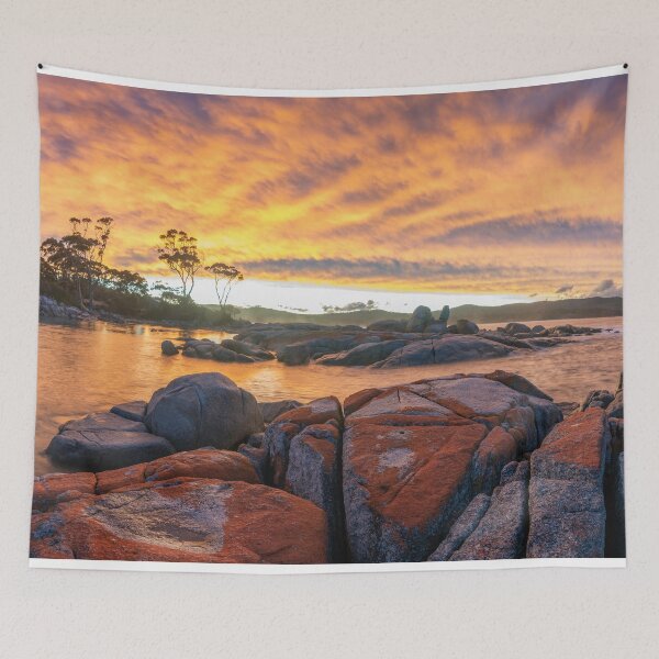 Item preview, Bay of Fires Sunset Panorama designed and sold by Adrian Alford Photography.