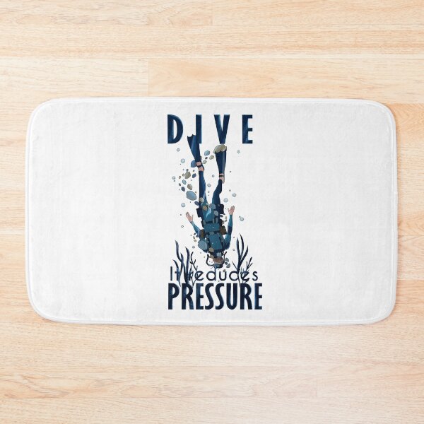 Item preview, Dive it reduces pressure divers diving hobby designed and sold by redshirtz.