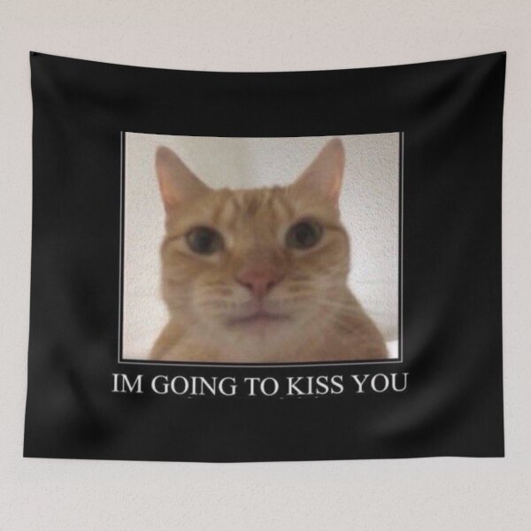 Item preview, i am going to kiss you cat designed and sold by conspiracy0.