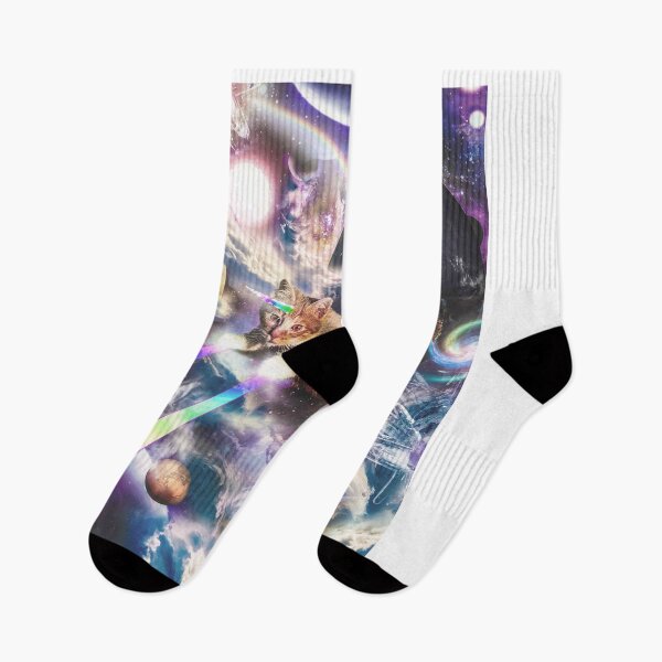 Item preview, Llama On Rainbow Laser Cat Unicorn In Space designed and sold by SkylerJHill.
