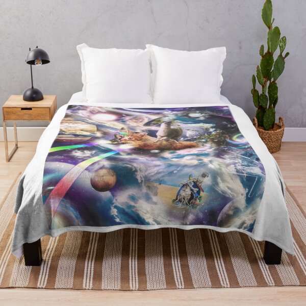 Item preview, Llama On Rainbow Laser Cat Unicorn In Space designed and sold by SkylerJHill.