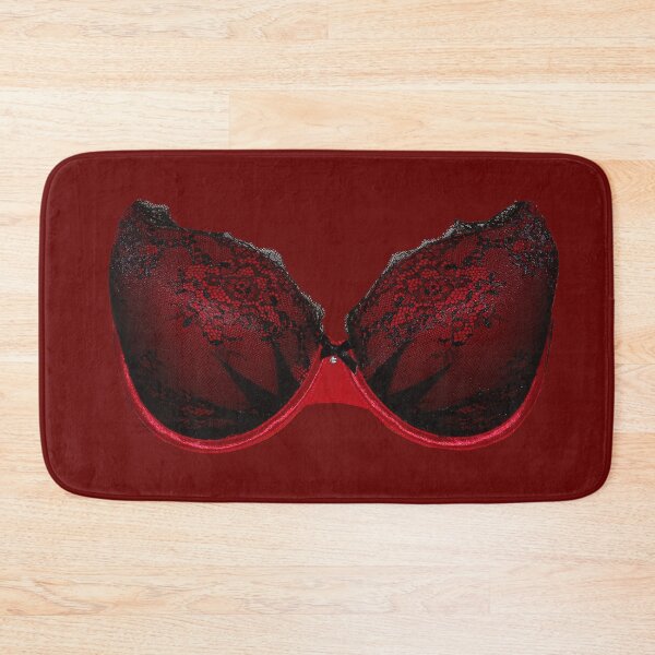 Item preview, Bra red with black lace designed and sold by designchris.