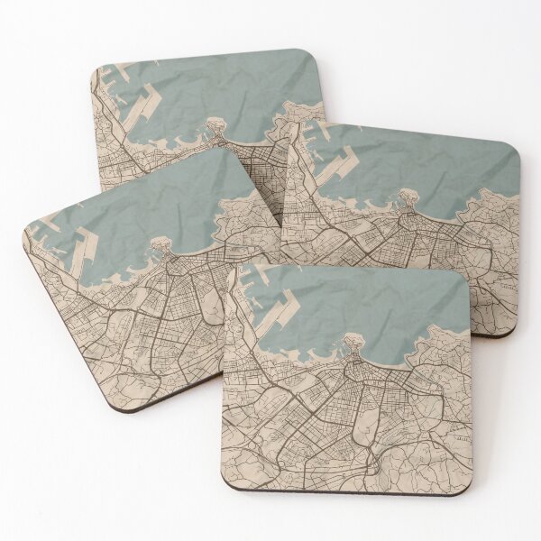 Item preview, Gijon Sepia Map designed and sold by CPTVDesign.
