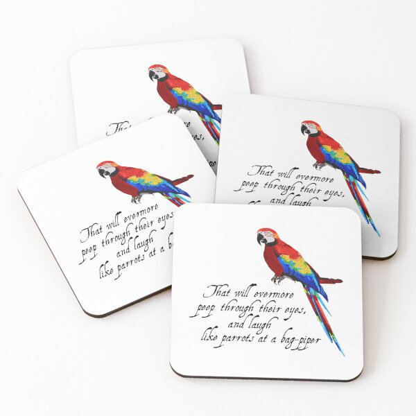 Item preview, Parrot - Shakespeare Quote - Laudea Martin designed and sold by Laudea Martin.