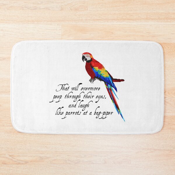 Item preview, Parrot - Shakespeare Quote - Laudea Martin designed and sold by Laudea Martin.