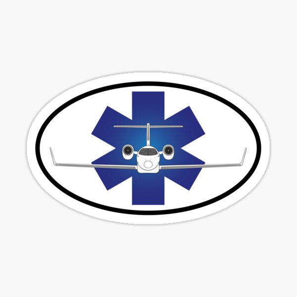 Bombardier Learjet 45 aircraft round sticker