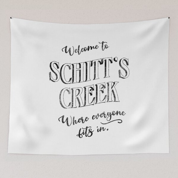 Item preview, Welcome to Schitt's Creek, Where Everyone Fits In. Inspired by the town sign. designed and sold by The-Goods.