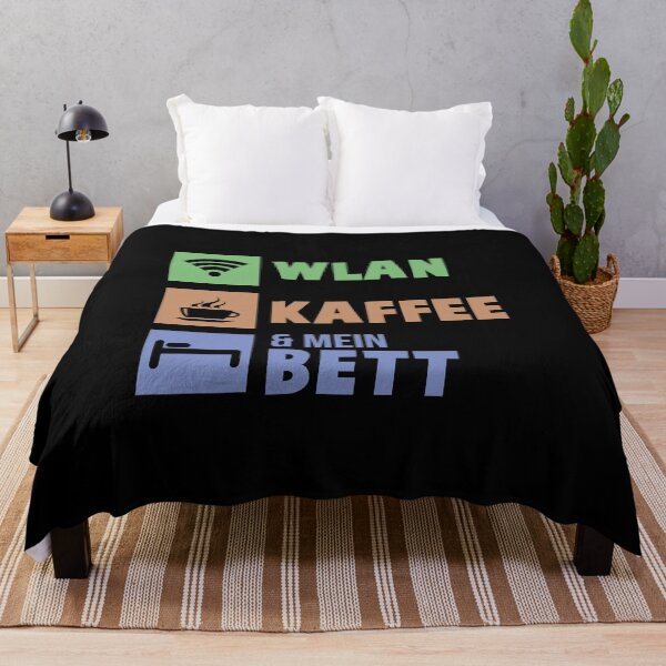 Item preview, WiFi, coffee and my bed designed and sold by Tabinchu.