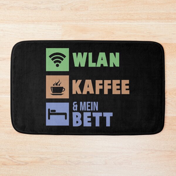 Item preview, WiFi, coffee and my bed designed and sold by Tabinchu.