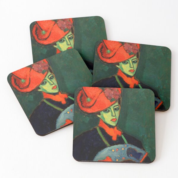 Item preview, Alexej von Jawlensky - Schokko with Red Hat designed and sold by ArtExpression.