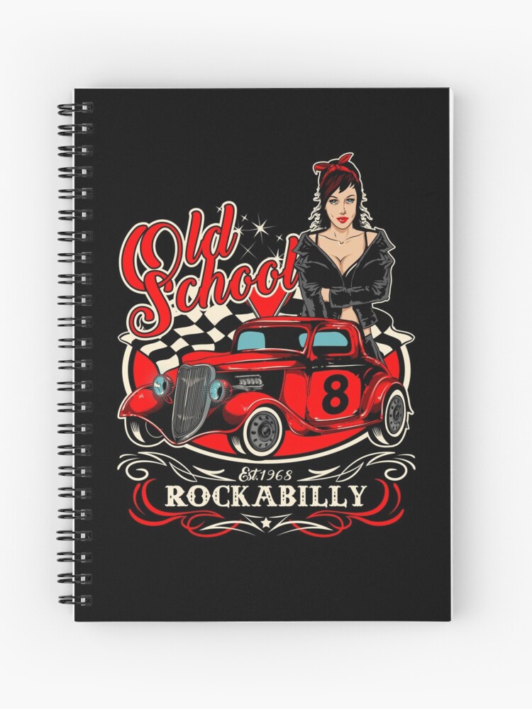 Rockabilly Style Pinup Girl Vintage Classic Hot Rod Rock and Roll Music |  Postcard