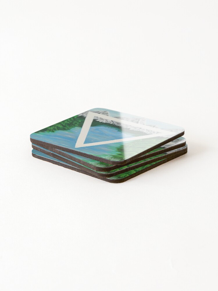 Thumbnail 4 of 5, Coasters (Set of 4), Water Element designed and sold by Reedthearts.