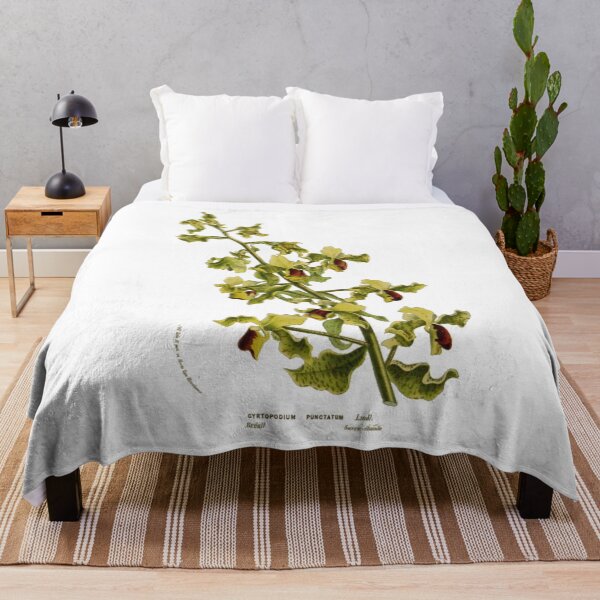 Item preview, Rare Cowhorn Orchid Plant Study, illustration designed and sold by yourlocalltyler.