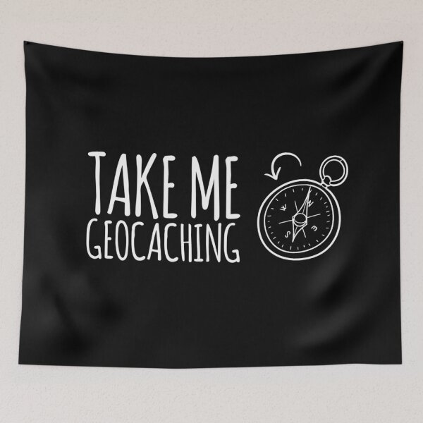 Item preview, Take Me Geocaching Compass Icon Design For Dark Colors designed and sold by emwheezie.