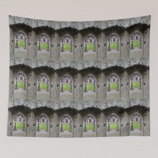 Item preview, To the green through doors made of stones designed and sold by StephanieCAD.