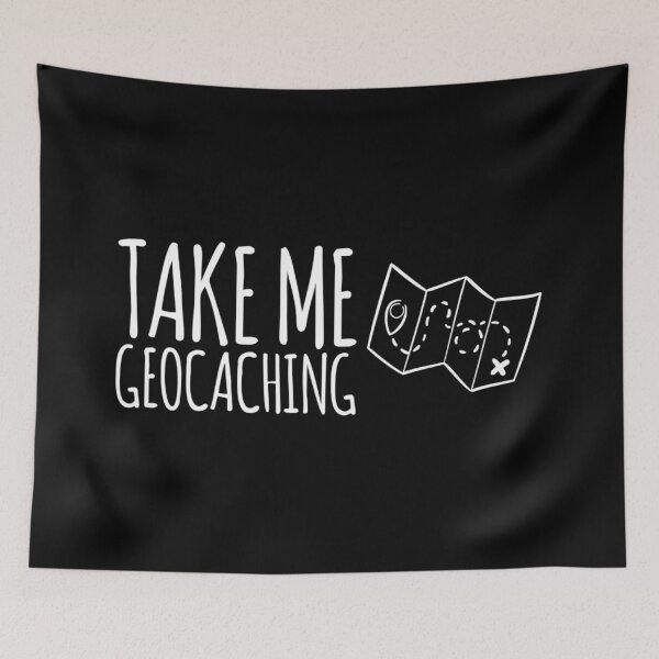 Item preview, Take Me Geocaching Map Icon Design For Dark Colors designed and sold by emwheezie.