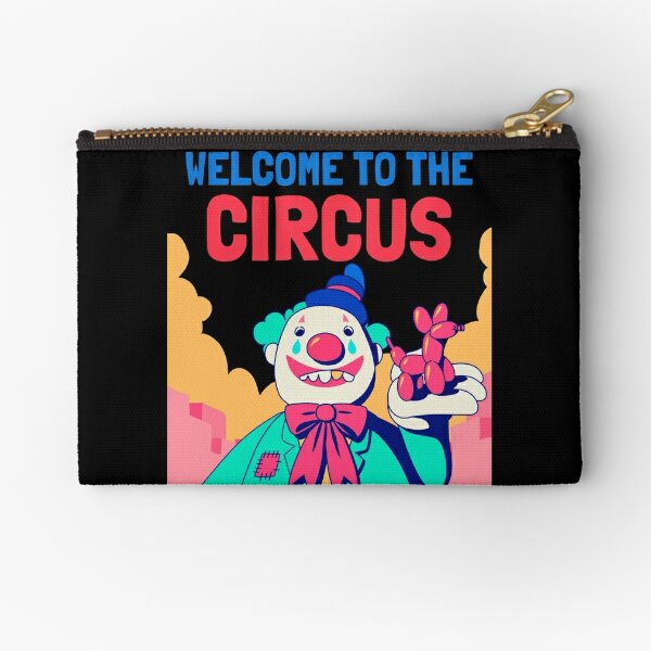 It The Clown Zipper Pouches Redbubble - guide of it in roblox pennywise the dancing clown for