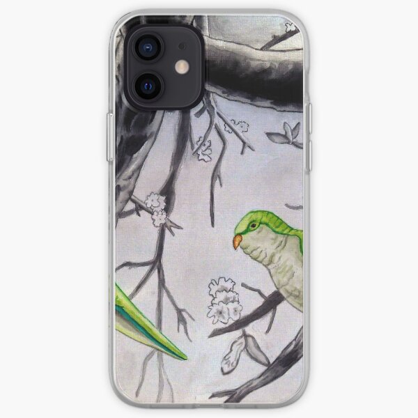Stereogram challenge of Lorenzo the parakeet, Ibiza iPhone Soft Case